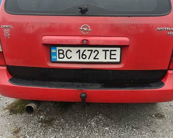 Червоний Опель Астра, об'ємом двигуна 1.6 л та пробігом 270 тис. км за 2800 $, фото 4 на Automoto.ua