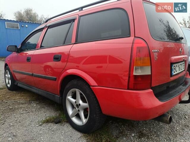 Червоний Опель Астра, об'ємом двигуна 1.6 л та пробігом 270 тис. км за 2800 $, фото 5 на Automoto.ua