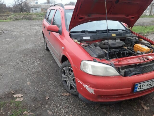 Красный Опель Астра, объемом двигателя 1.6 л и пробегом 234 тыс. км за 2500 $, фото 6 на Automoto.ua