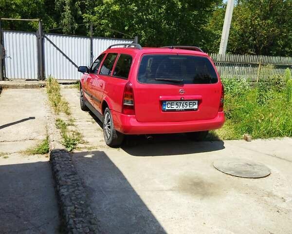 Красный Опель Астра, объемом двигателя 1.6 л и пробегом 398 тыс. км за 3500 $, фото 2 на Automoto.ua