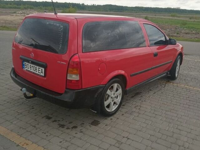 Красный Опель Астра, объемом двигателя 1.7 л и пробегом 300 тыс. км за 2350 $, фото 6 на Automoto.ua