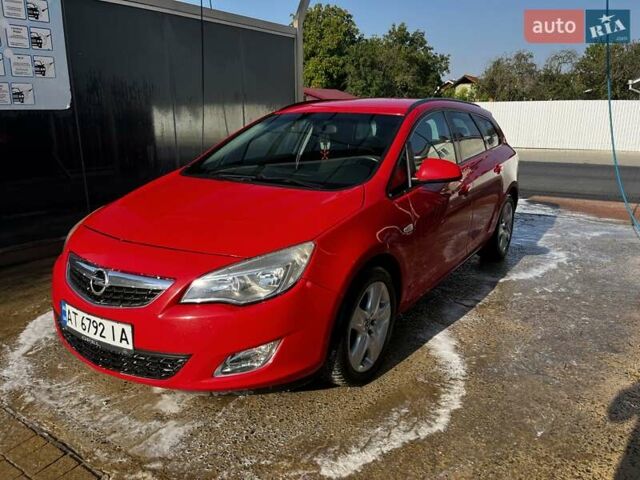 Красный Опель Астра, объемом двигателя 1.7 л и пробегом 281 тыс. км за 6800 $, фото 1 на Automoto.ua
