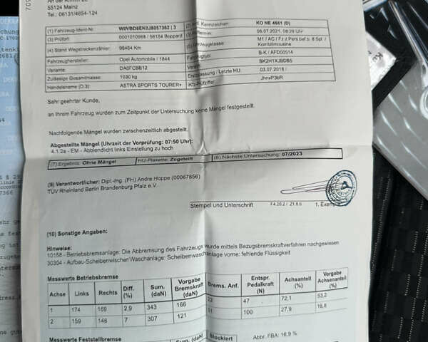 Опель Астра, об'ємом двигуна 1.6 л та пробігом 185 тис. км за 11200 $, фото 21 на Automoto.ua