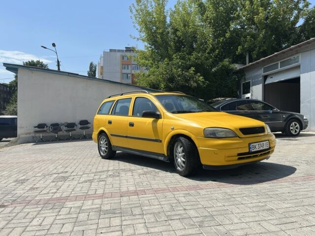 Жовтий Опель Астра, об'ємом двигуна 1.2 л та пробігом 220 тис. км за 2200 $, фото 1 на Automoto.ua