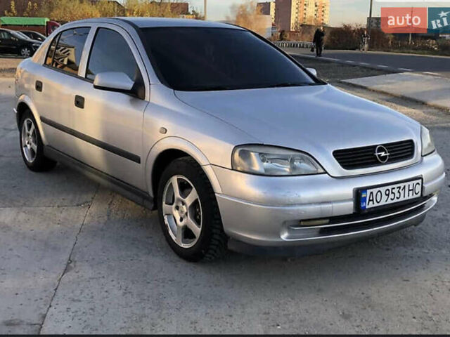 Серый Опель Астра, объемом двигателя 1.6 л и пробегом 244 тыс. км за 3000 $, фото 1 на Automoto.ua