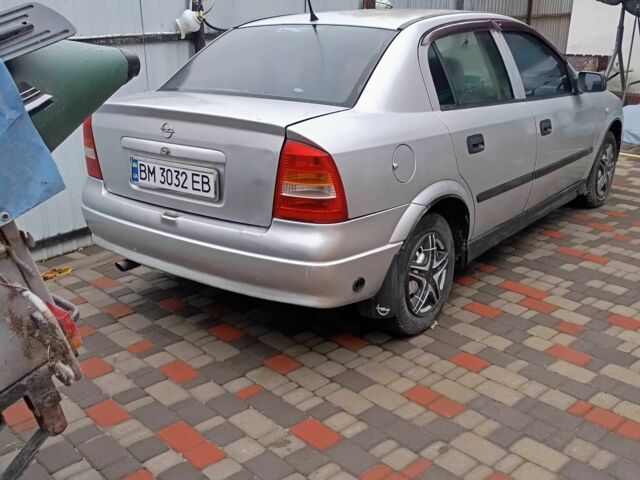 Серый Опель Астра, объемом двигателя 1.6 л и пробегом 236 тыс. км за 1500 $, фото 1 на Automoto.ua