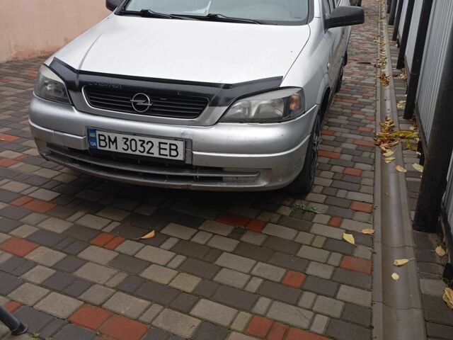 Серый Опель Астра, объемом двигателя 1.6 л и пробегом 236 тыс. км за 1500 $, фото 3 на Automoto.ua