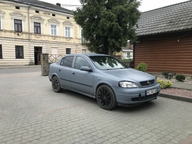 Серый Опель Астра, объемом двигателя 1.4 л и пробегом 420 тыс. км за 1000 $, фото 15 на Automoto.ua