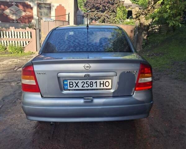 Сірий Опель Астра, об'ємом двигуна 1.6 л та пробігом 322 тис. км за 3100 $, фото 7 на Automoto.ua