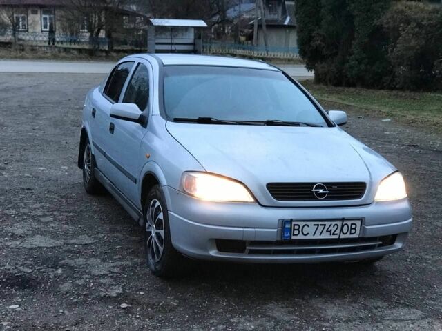 Серый Опель Астра, объемом двигателя 1.6 л и пробегом 320 тыс. км за 2200 $, фото 3 на Automoto.ua