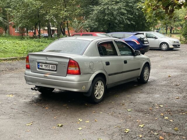 Серый Опель Астра, объемом двигателя 1.4 л и пробегом 348 тыс. км за 2950 $, фото 1 на Automoto.ua