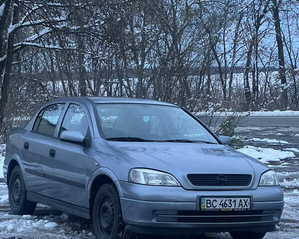 Серый Опель Астра, объемом двигателя 1.4 л и пробегом 351 тыс. км за 3600 $, фото 1 на Automoto.ua