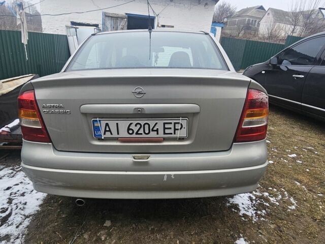 Серый Опель Астра, объемом двигателя 1.6 л и пробегом 60 тыс. км за 3300 $, фото 1 на Automoto.ua