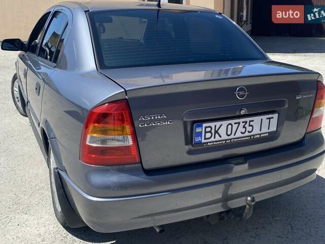 Серый Опель Астра, объемом двигателя 1.6 л и пробегом 160 тыс. км за 4600 $, фото 2 на Automoto.ua