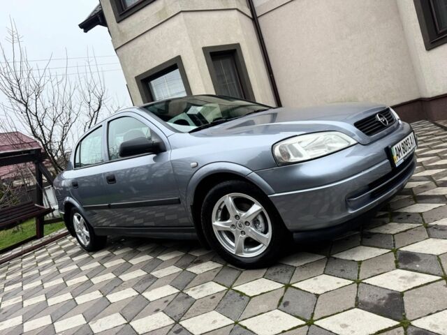 Сірий Опель Астра, об'ємом двигуна 1.6 л та пробігом 143 тис. км за 4900 $, фото 4 на Automoto.ua