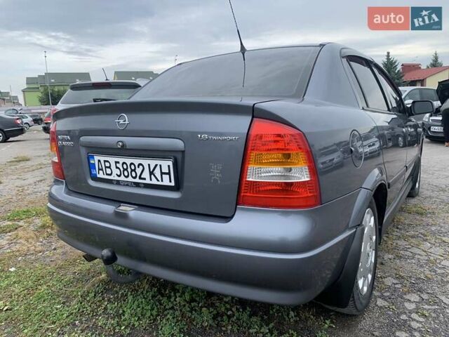 Сірий Опель Астра, об'ємом двигуна 1.6 л та пробігом 192 тис. км за 4500 $, фото 5 на Automoto.ua