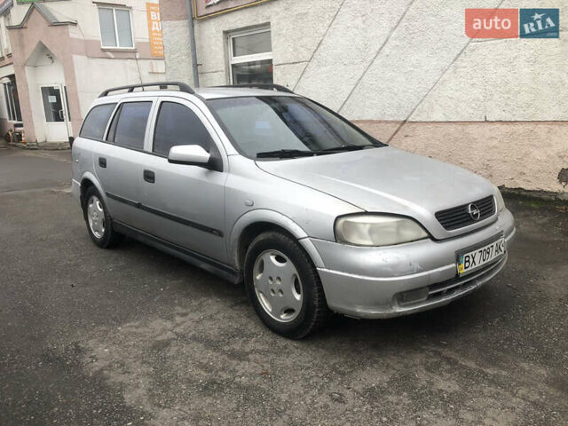 Серый Опель Астра, объемом двигателя 1.6 л и пробегом 323 тыс. км за 1700 $, фото 4 на Automoto.ua