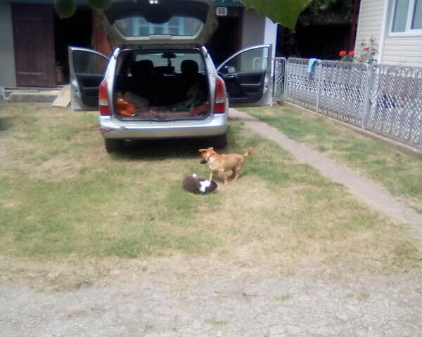 Серый Опель Астра, объемом двигателя 2 л и пробегом 350 тыс. км за 800 $, фото 6 на Automoto.ua