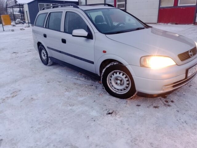 Серый Опель Астра, объемом двигателя 1 л и пробегом 222 тыс. км за 1850 $, фото 2 на Automoto.ua