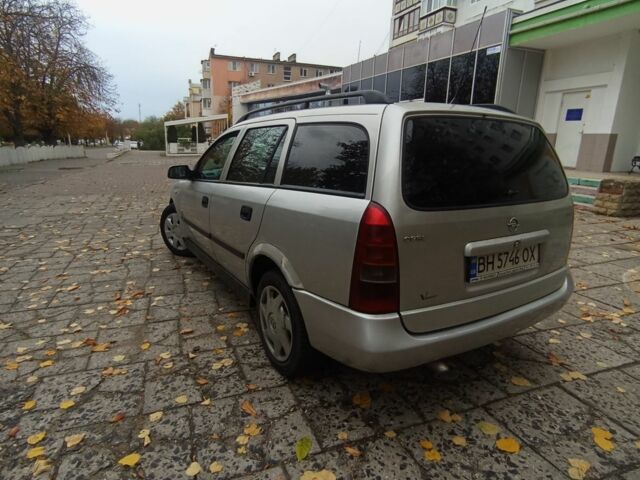 Серый Опель Астра, объемом двигателя 2 л и пробегом 400 тыс. км за 2800 $, фото 2 на Automoto.ua