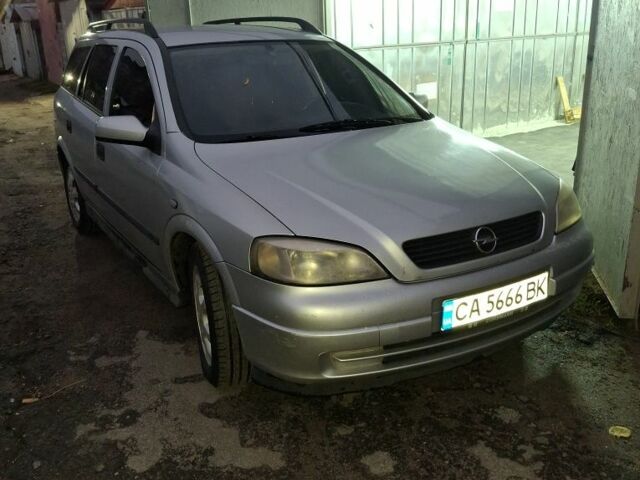 Сірий Опель Астра, об'ємом двигуна 2 л та пробігом 375 тис. км за 3500 $, фото 1 на Automoto.ua