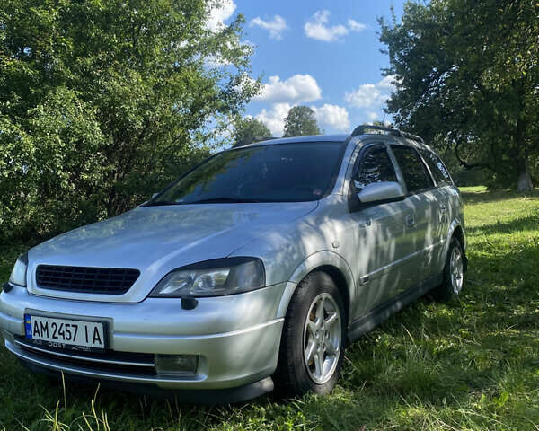 Серый Опель Астра, объемом двигателя 2 л и пробегом 223 тыс. км за 3500 $, фото 1 на Automoto.ua