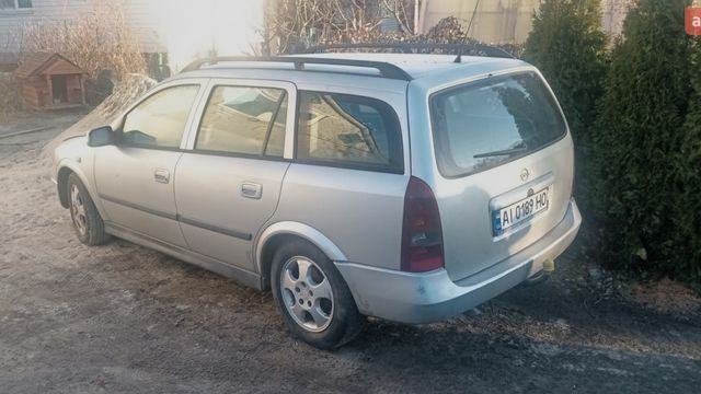 Серый Опель Астра, объемом двигателя 2 л и пробегом 400 тыс. км за 2900 $, фото 1 на Automoto.ua