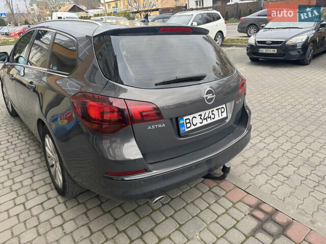 Серый Опель Астра, объемом двигателя 2 л и пробегом 262 тыс. км за 8950 $, фото 3 на Automoto.ua