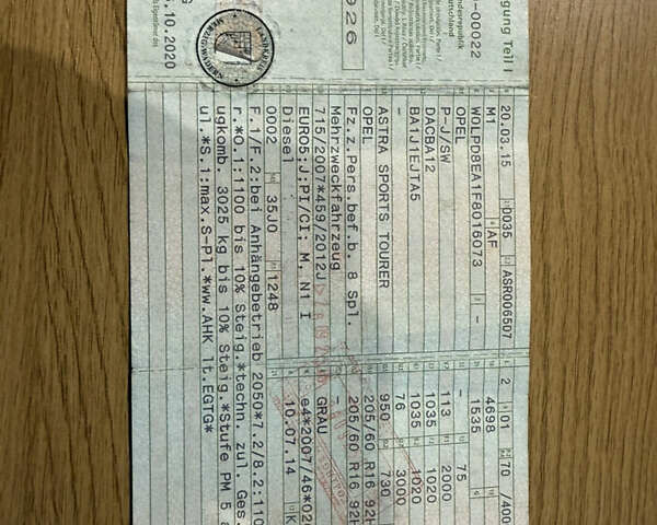 Серый Опель Астра, объемом двигателя 1.3 л и пробегом 224 тыс. км за 7250 $, фото 28 на Automoto.ua