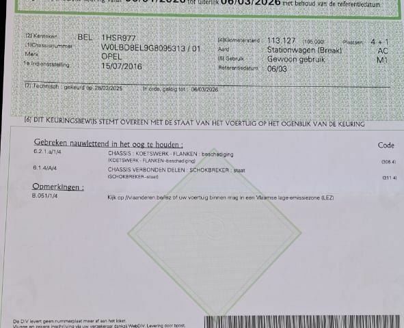 Серый Опель Астра, объемом двигателя 0 л и пробегом 117 тыс. км за 9300 $, фото 20 на Automoto.ua