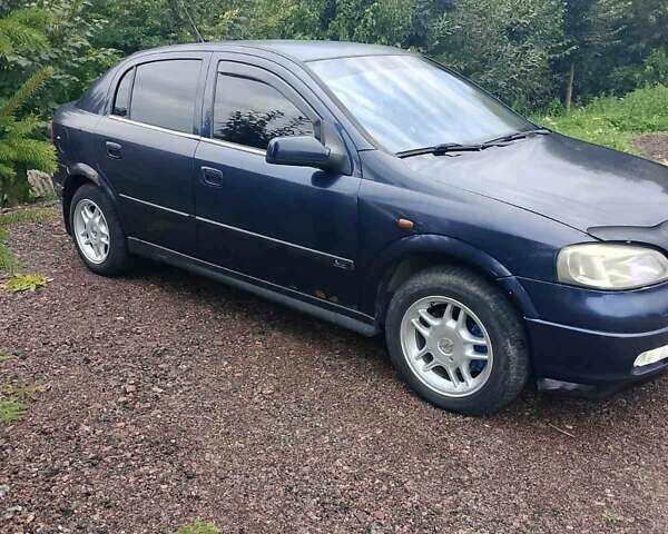 Синий Опель Астра, объемом двигателя 2 л и пробегом 312 тыс. км за 2700 $, фото 5 на Automoto.ua