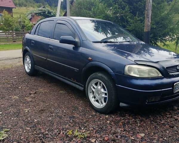 Синий Опель Астра, объемом двигателя 2 л и пробегом 312 тыс. км за 2700 $, фото 4 на Automoto.ua