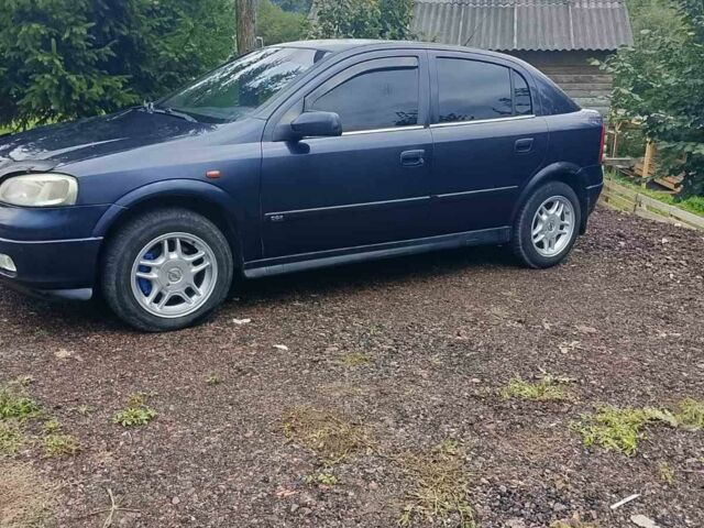 Синий Опель Астра, объемом двигателя 2 л и пробегом 312 тыс. км за 2700 $, фото 6 на Automoto.ua