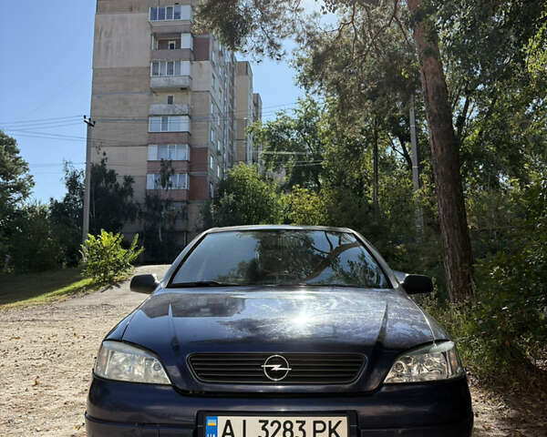 Синий Опель Астра, объемом двигателя 1.6 л и пробегом 202 тыс. км за 3600 $, фото 2 на Automoto.ua