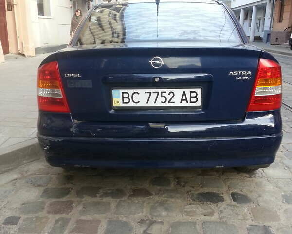 Синій Опель Астра, об'ємом двигуна 0 л та пробігом 141 тис. км за 3450 $, фото 4 на Automoto.ua