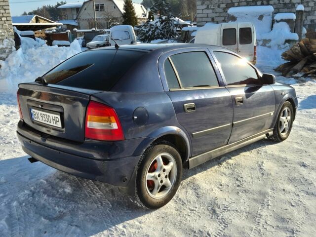 Синій Опель Астра, об'ємом двигуна 1.4 л та пробігом 196 тис. км за 1999 $, фото 7 на Automoto.ua