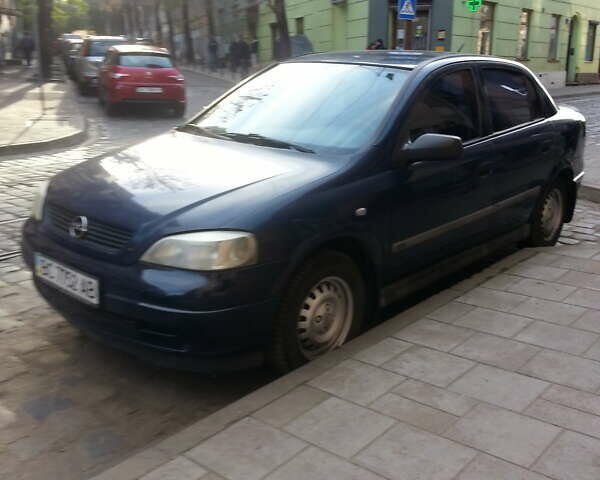 Синій Опель Астра, об'ємом двигуна 0 л та пробігом 141 тис. км за 3450 $, фото 1 на Automoto.ua