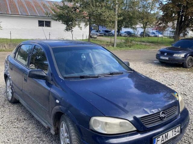 Синий Опель Астра, объемом двигателя 0 л и пробегом 300 тыс. км за 750 $, фото 1 на Automoto.ua