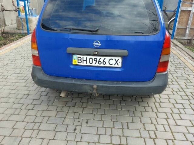 Синий Опель Астра, объемом двигателя 1.7 л и пробегом 219 тыс. км за 3000 $, фото 1 на Automoto.ua