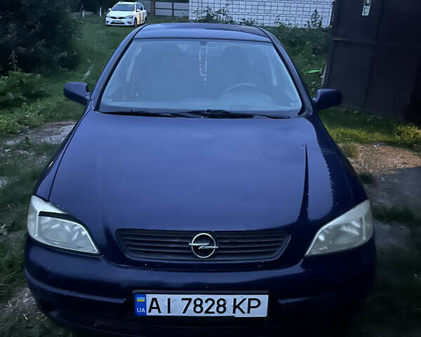 Синій Опель Астра, об'ємом двигуна 1.6 л та пробігом 370 тис. км за 1600 $, фото 1 на Automoto.ua