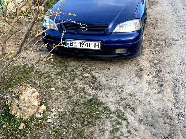 Синий Опель Астра, объемом двигателя 2 л и пробегом 300 тыс. км за 2899 $, фото 2 на Automoto.ua