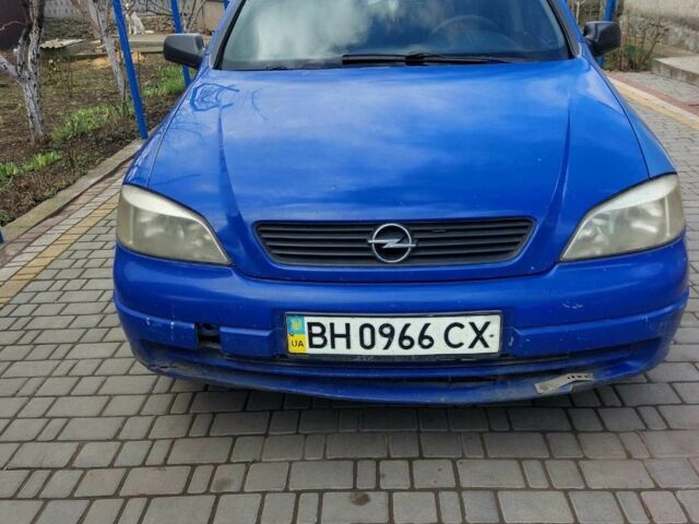 Синий Опель Астра, объемом двигателя 1.7 л и пробегом 219 тыс. км за 3000 $, фото 3 на Automoto.ua