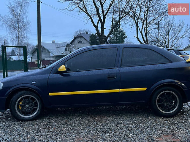 Синий Опель Астра, объемом двигателя 1.4 л и пробегом 347 тыс. км за 3600 $, фото 3 на Automoto.ua