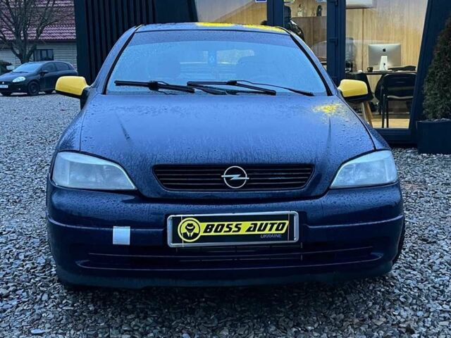 Синий Опель Астра, объемом двигателя 1.4 л и пробегом 347 тыс. км за 3600 $, фото 1 на Automoto.ua