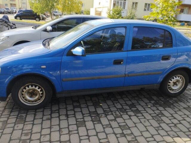 Синий Опель Астра, объемом двигателя 1 л и пробегом 1 тыс. км за 3000 $, фото 1 на Automoto.ua