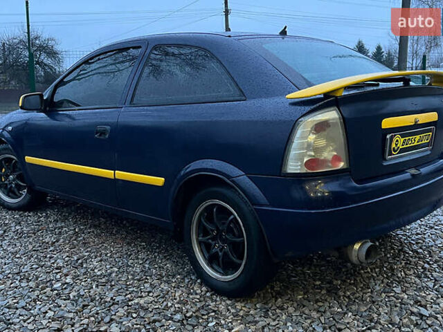 Синий Опель Астра, объемом двигателя 1.4 л и пробегом 347 тыс. км за 3600 $, фото 4 на Automoto.ua