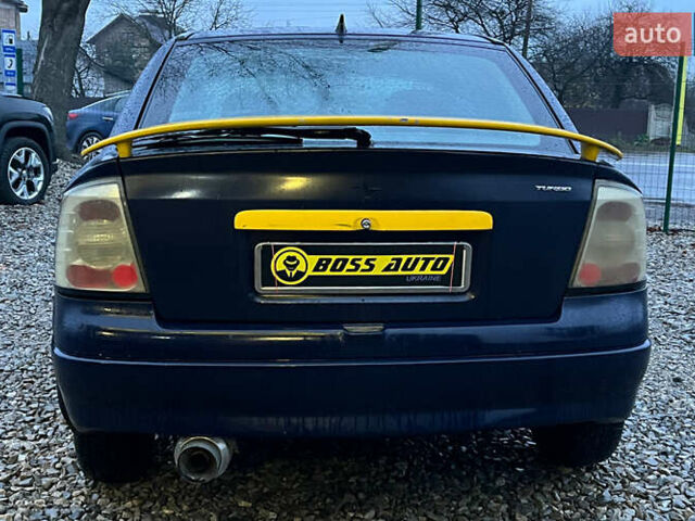 Синий Опель Астра, объемом двигателя 1.4 л и пробегом 347 тыс. км за 3600 $, фото 5 на Automoto.ua