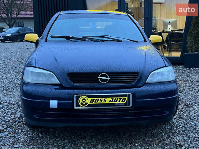 Синий Опель Астра, объемом двигателя 1.4 л и пробегом 347 тыс. км за 3600 $, фото 1 на Automoto.ua