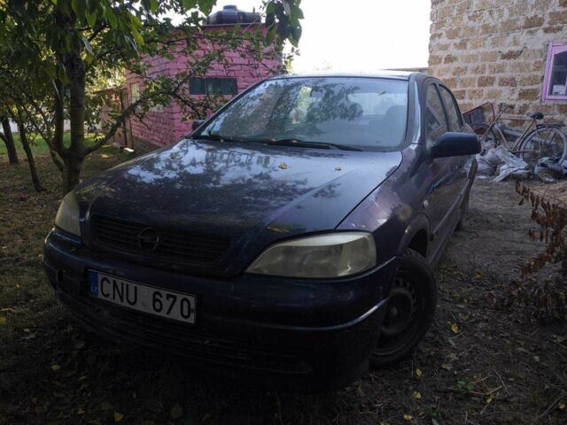 Синий Опель Астра, объемом двигателя 1.6 л и пробегом 270 тыс. км за 850 $, фото 11 на Automoto.ua