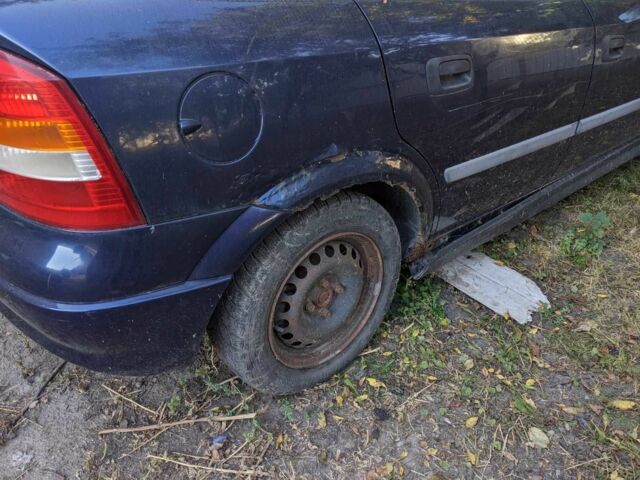 Синий Опель Астра, объемом двигателя 1.6 л и пробегом 270 тыс. км за 850 $, фото 8 на Automoto.ua